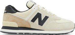 New Balance: Бежевые кроссовки  574