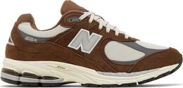 New Balance: Коричневые кроссовки  2002R