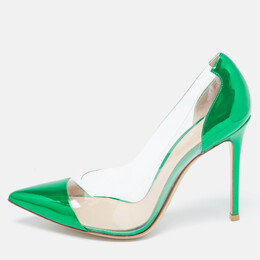 Gianvito Rossi: Зелёные туфли  Plexi