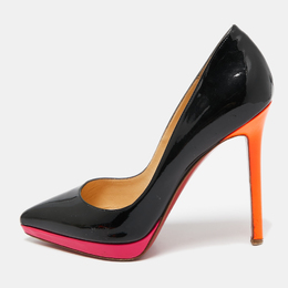 Christian Louboutin: Чёрные туфли  Pigalle