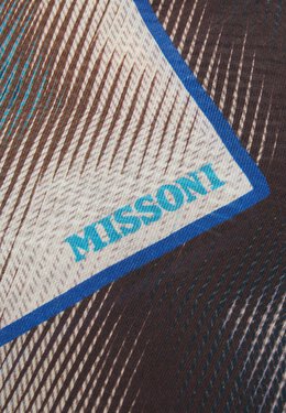 Missoni: Синий шарф 