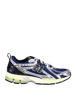 New Balance: Синие кроссовки 