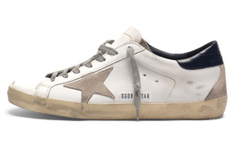 Golden Goose: Бежевые кроссовки  Super Star