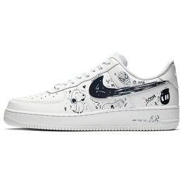 Nike: Чёрные кроссовки  Air Force 1