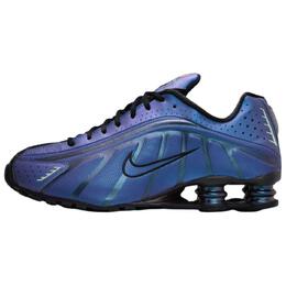 Nike: Фиолетовые кроссовки  Shox R4