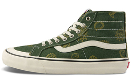 Vans: Зелёные кроссовки  Sk8-Hi 138 Decon