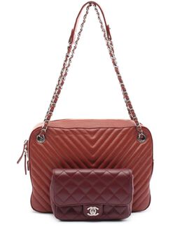 CHANEL Pre-Owned: Красная сумка 