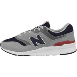 New Balance: Серые кроссовки 