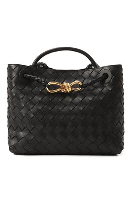 Bottega Veneta: Чёрная сумка 