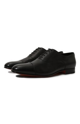 Santoni: Чёрные туфли 