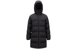 Moncler: Чёрный пуховик 