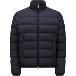 Moncler: Тёмный пуховик 