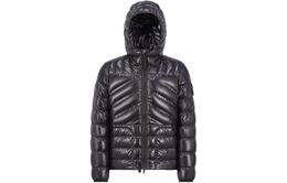 Moncler: Чёрный пуховик 