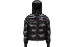 Moncler: Чёрный пуховик 