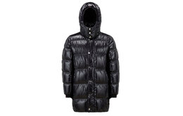 Moncler: Чёрный пуховик 