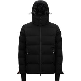 Moncler: Чёрный пуховик 