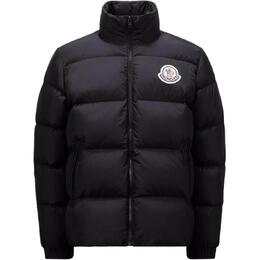 Moncler: Чёрный пуховик 