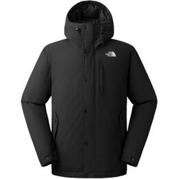 The North Face: Чёрный пуховик 