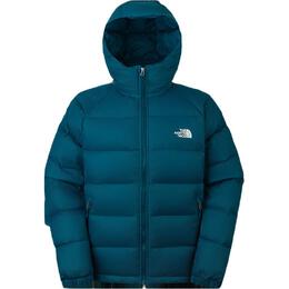 The North Face: Синий пуховик 