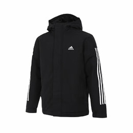 Adidas: Чёрная куртка 