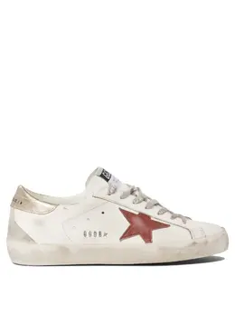 Golden Goose: Белые кроссовки  Super Star