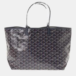 Goyard: Синяя сумка-шоппер 