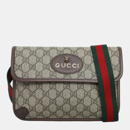 Gucci: Бежевая сумка  GG Supreme