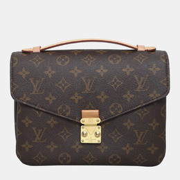 Louis Vuitton: Коричневая сумка  Pochette