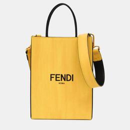 Fendi: Жёлтая сумка  Roma