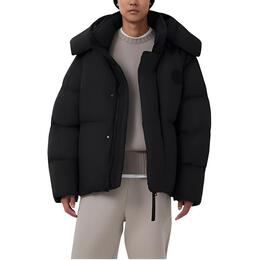 Canada Goose: Чёрный пуховик 