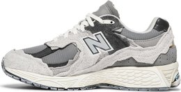 New Balance: Серые кроссовки  2002R