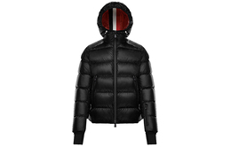 Moncler: Чёрный пуховик 