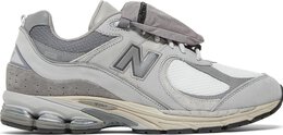 New Balance: Серые кроссовки  2002R