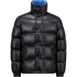 Moncler: Тёмный пуховик 