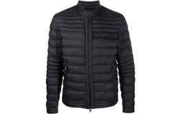 Moncler: Чёрный пуховик 