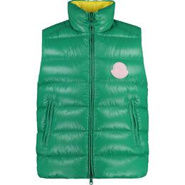 Moncler: Зелёный жилет 