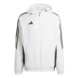 Adidas: Белая куртка 