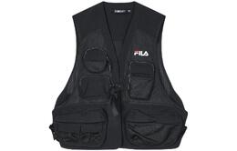 Fila: Чёрный жилет 