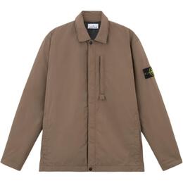 Stone Island: Коричневая куртка 