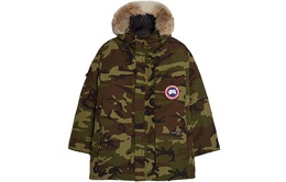 Canada Goose: Зелёный пуховик  Expedition