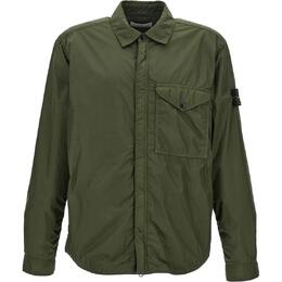 Stone Island: Зелёная куртка 