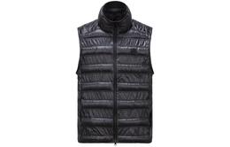 Moncler: Чёрный пуховик 