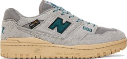 New Balance: Серые кроссовки  550