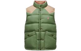 Moncler: Зелёный жилет 