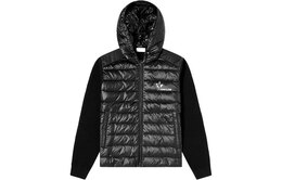 Moncler: Чёрный пуховик 