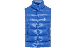 Moncler: Синий жилет 