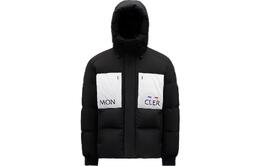 Moncler: Чёрный пуховик 