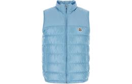 Moncler: Синий жилет 