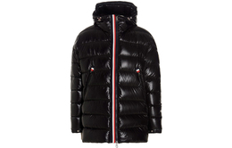 Moncler: Чёрный пуховик 