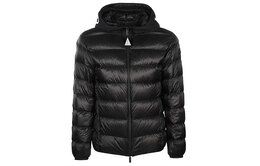 Moncler: Чёрный пуховик 